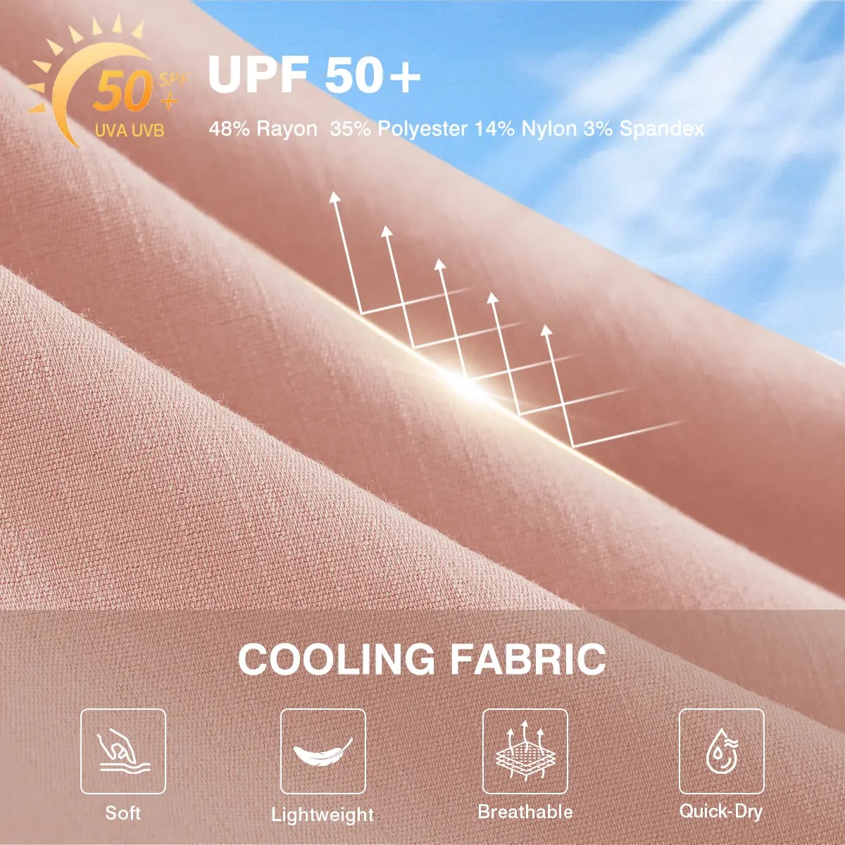 Women's Casual Lightweight Quick Dry Cargo Pants Elastic Waist Hiking Travel Joggers With Pockets