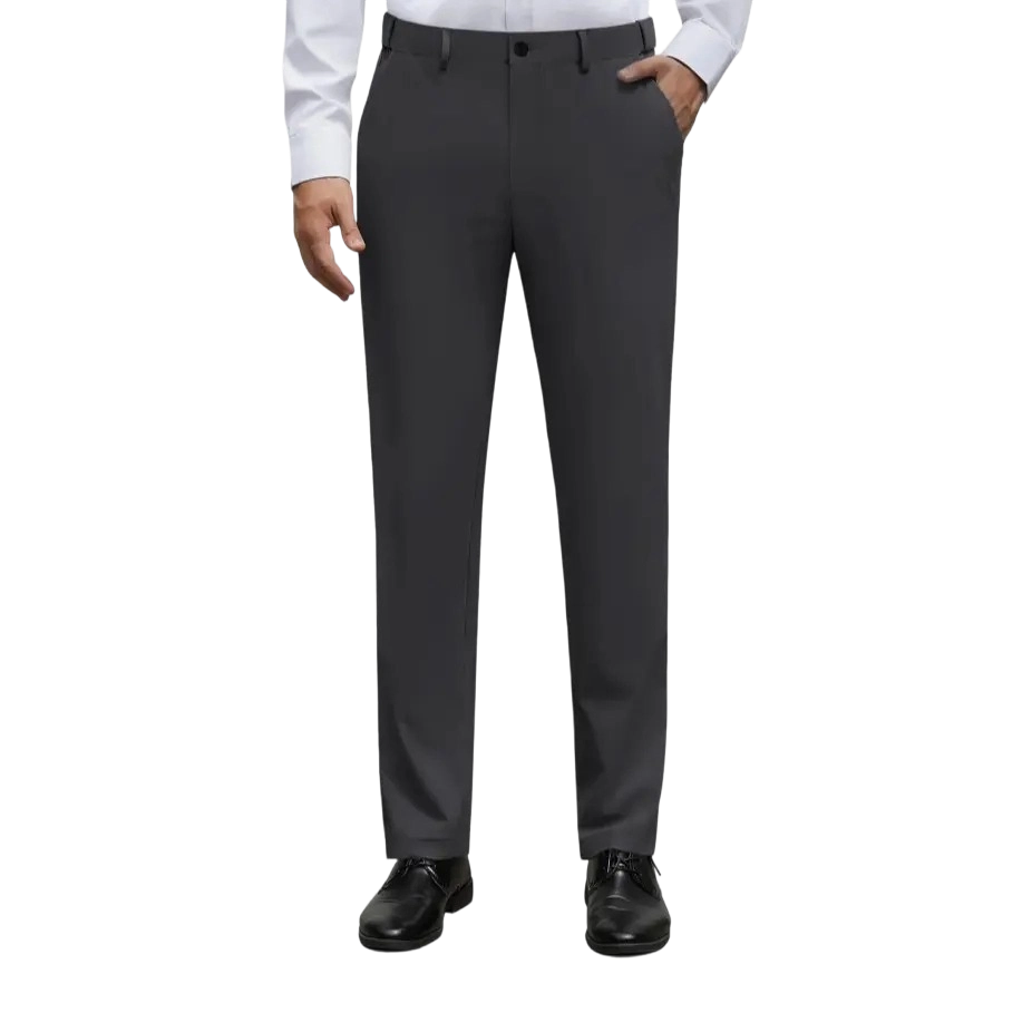 Men's Stretch Dress Pants No Iron Golf Pants Expandable Waist Flat Front Business Casual Pants