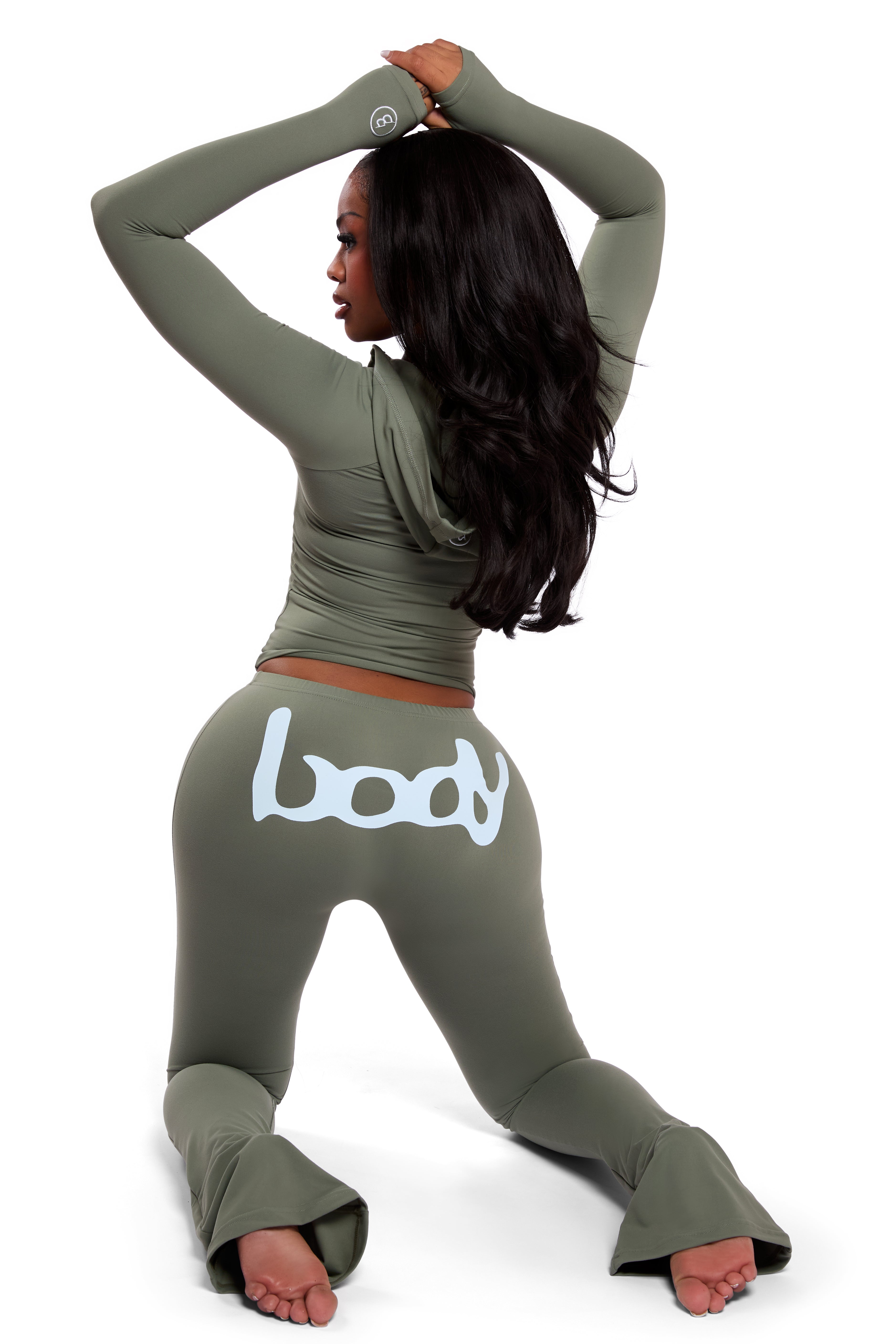 BASICS ULTRA LOW-RISE LEGGINGS 2.0 (MATCHA GREEN/POWDER BLUE)