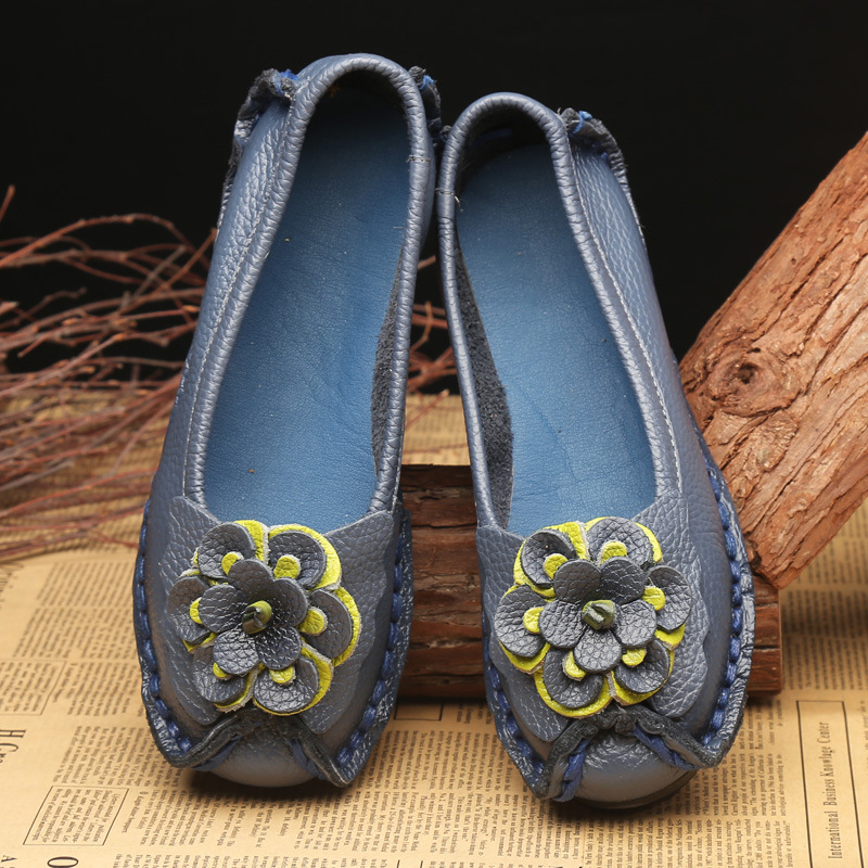 Vintage Comfortable Soft-soled Shallow-mouth Handmade Shoes