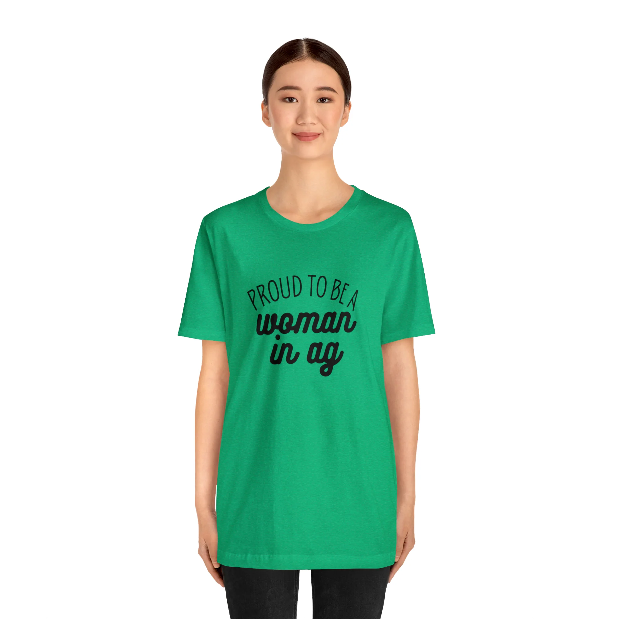 Woman in Ag Unisex Jersey Short Sleeve Tee