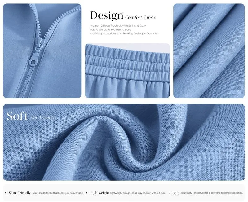 Women's Casual 2-Piece Sweatsuit Set