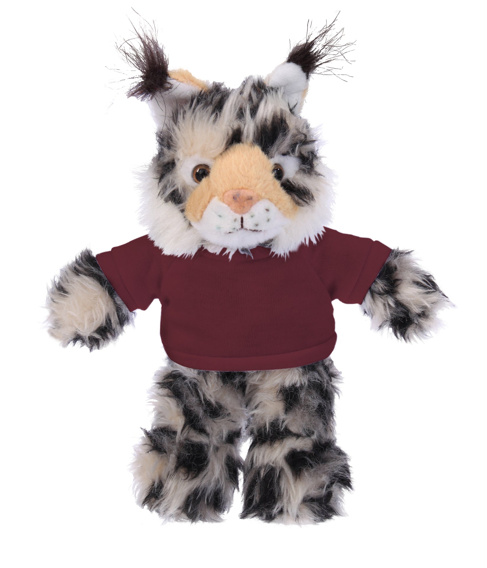 Floppy Wild Cat with Tee 8inch