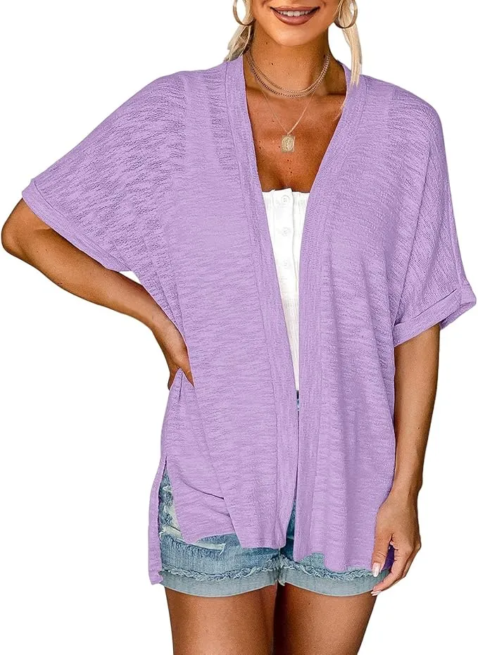 🔥Stylish Flowy Short Sleeve Cardigan