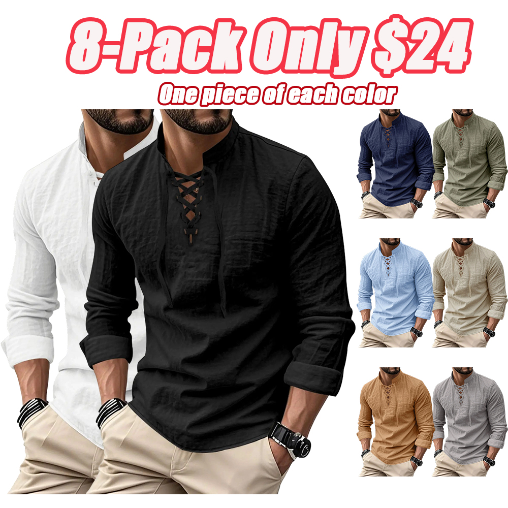 Men's Lightweight Breathable Linen Shirt
