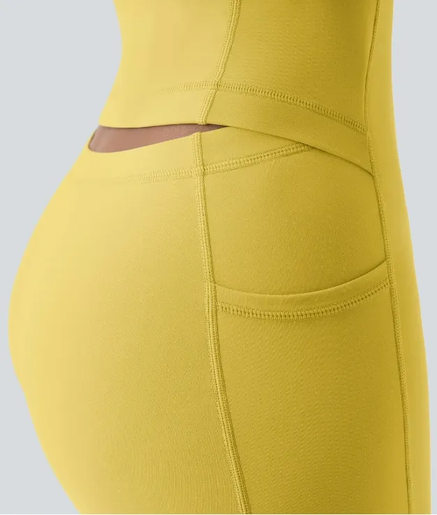 Plush Backless 2-in-1 Flare Active Dress -Plus Size Workout Edition