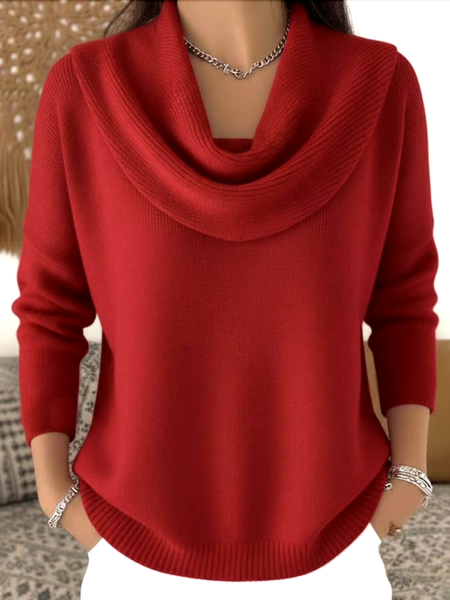 Crew Neck Casual Sweater