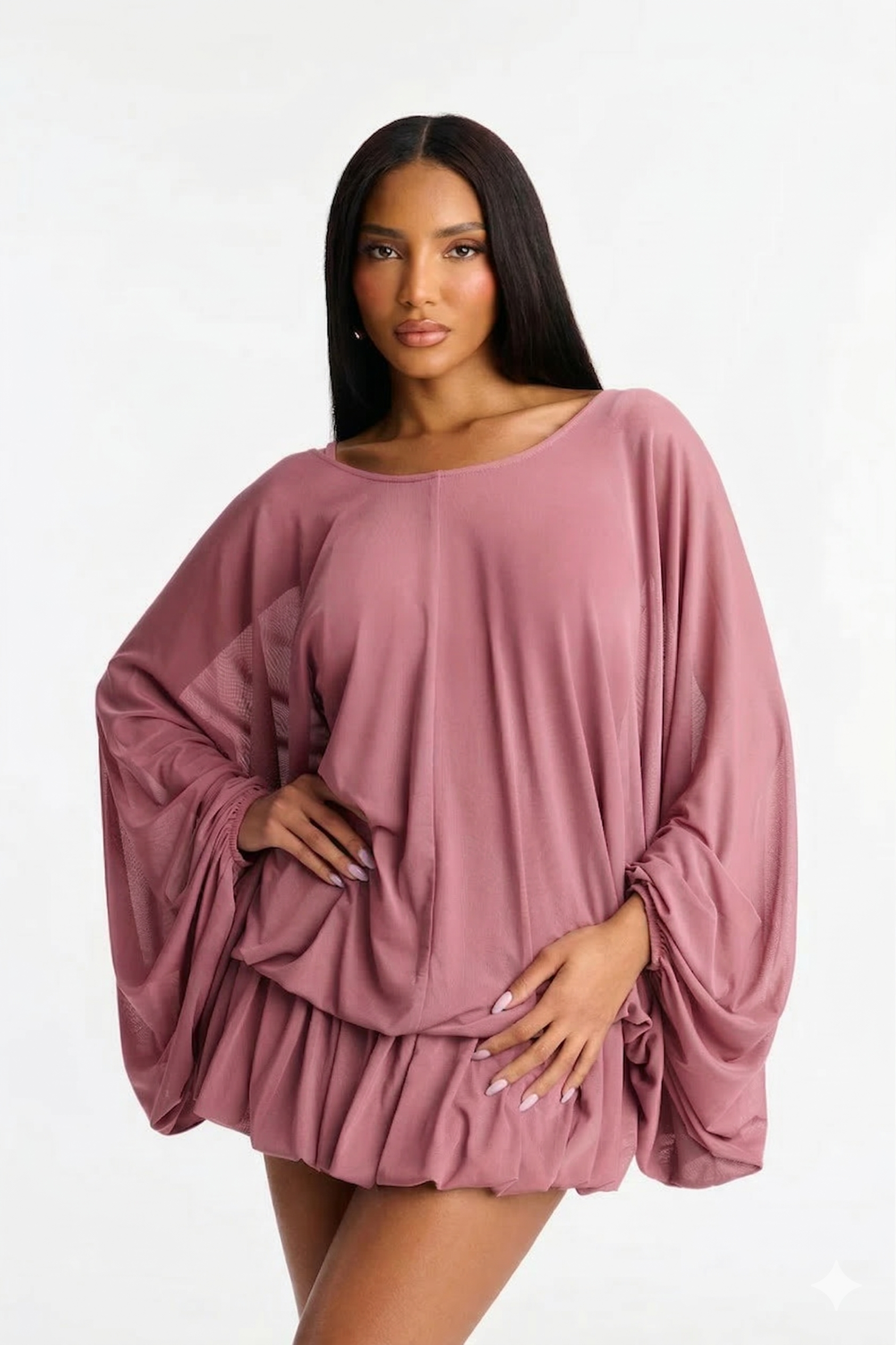 🔥The It Girl Backless Mesh Mini Dress