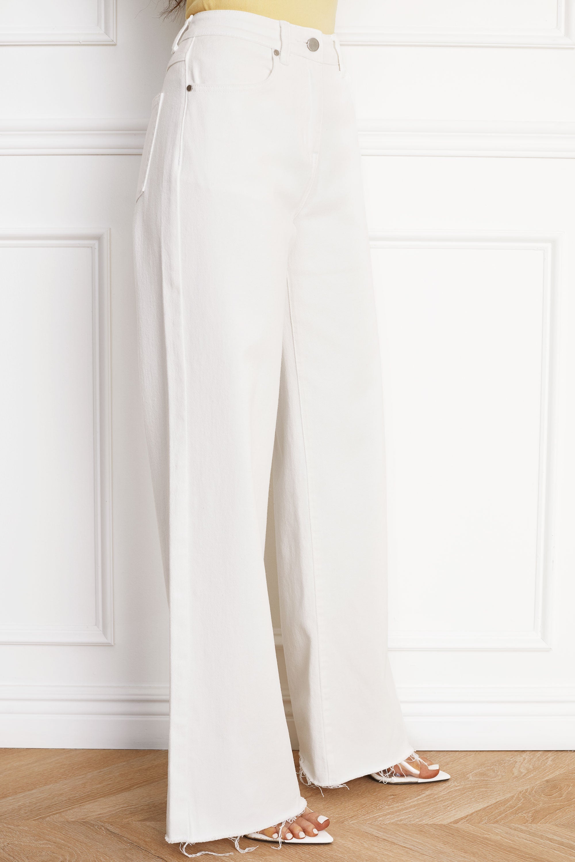 Collection Denim Wide-Leg Pants