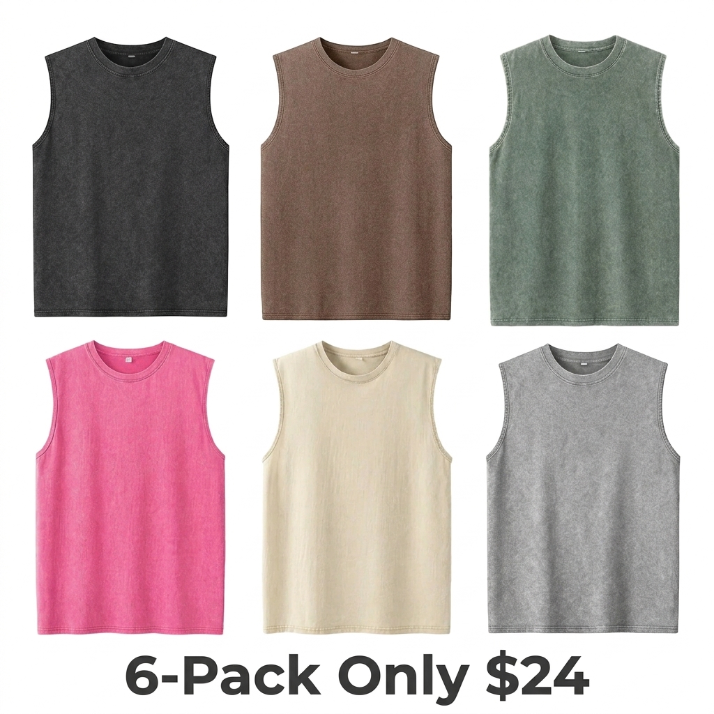 Men's Heavyweight Vintage Oversized Tank