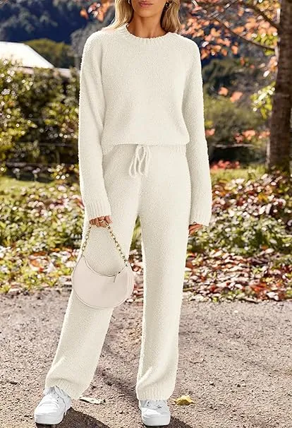 Womens Two Piece Outfits Sweater Sets