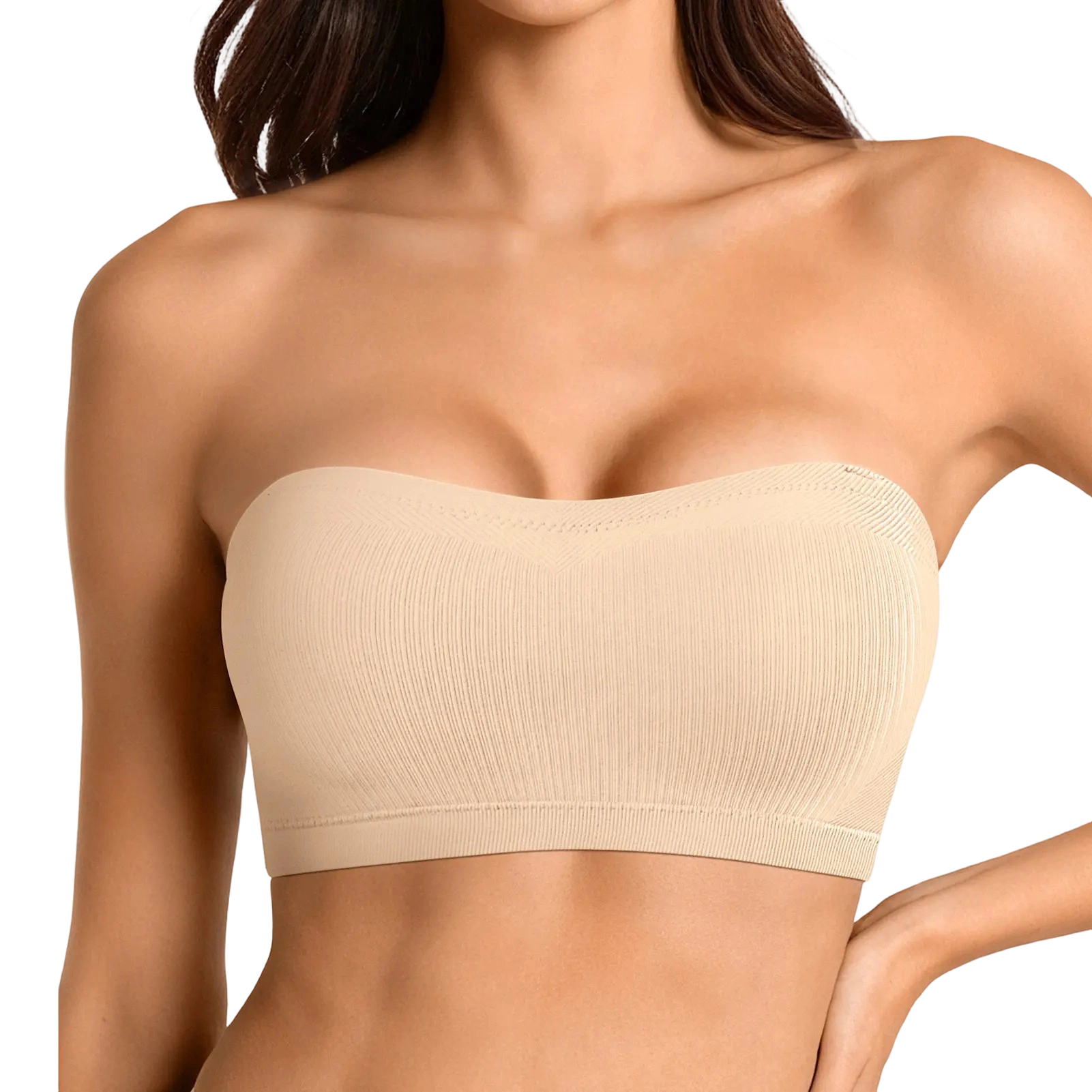 Stay Put Bandeau Bra, Wireless Seamless Comfort Day