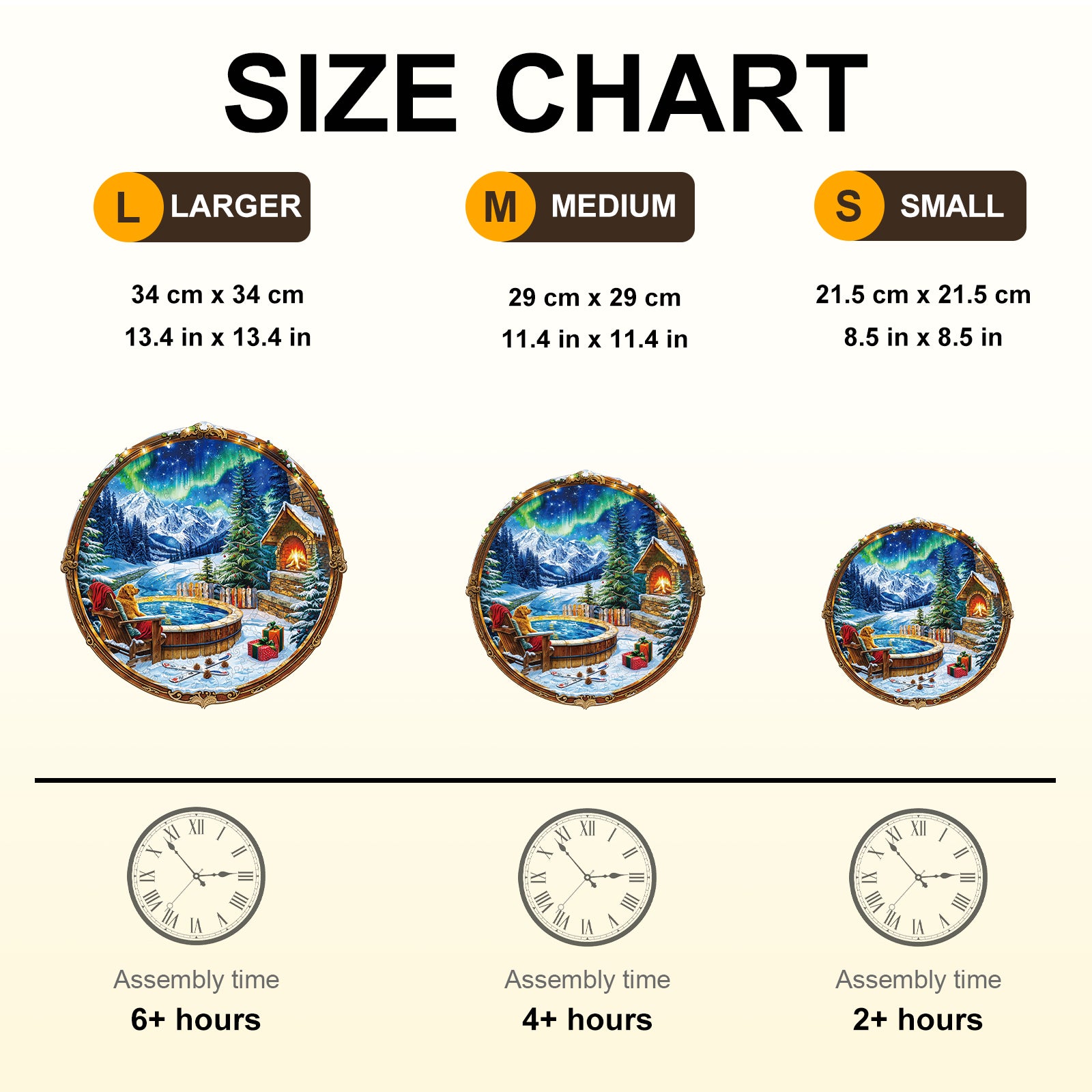 Silent Aurora Wooden Jigsaw Puzzle