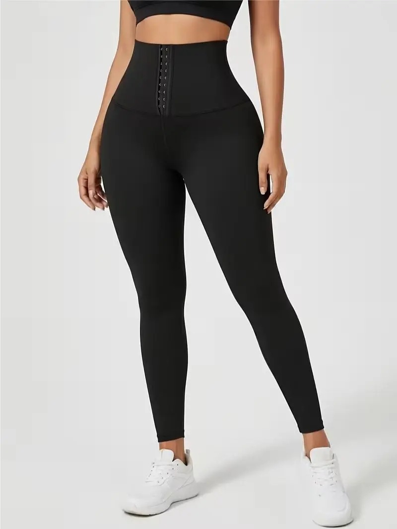 Women's Fitness Pants with Corset Design