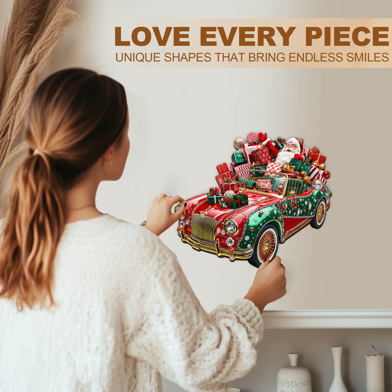 Crazy Christmas Wooden Jigsaw Puzzle