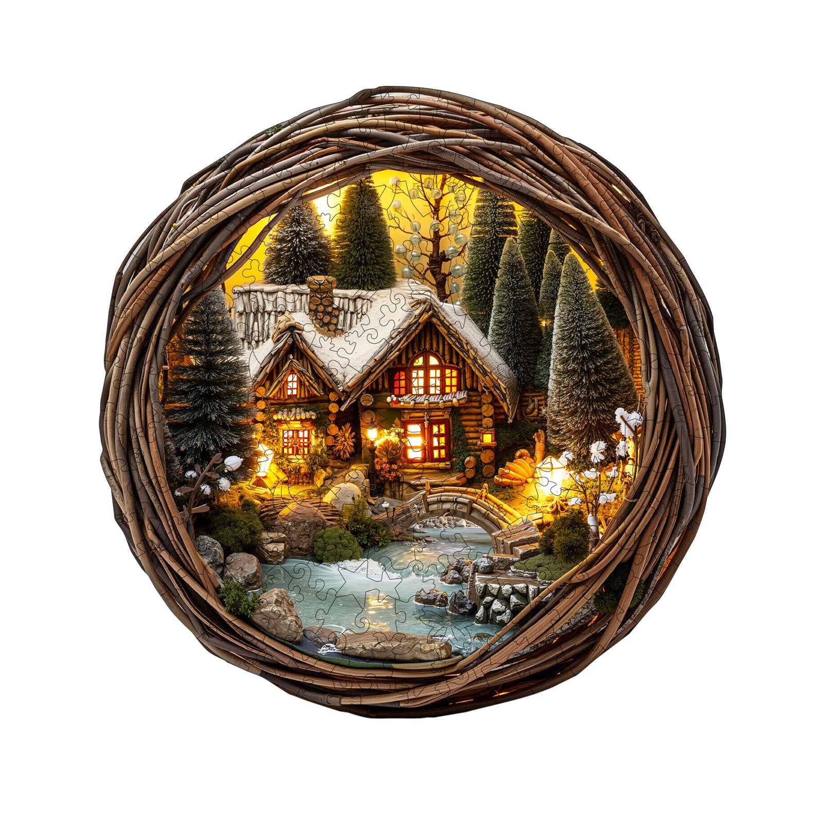 Forest Haven Wooden Jigsaw Puzzle
