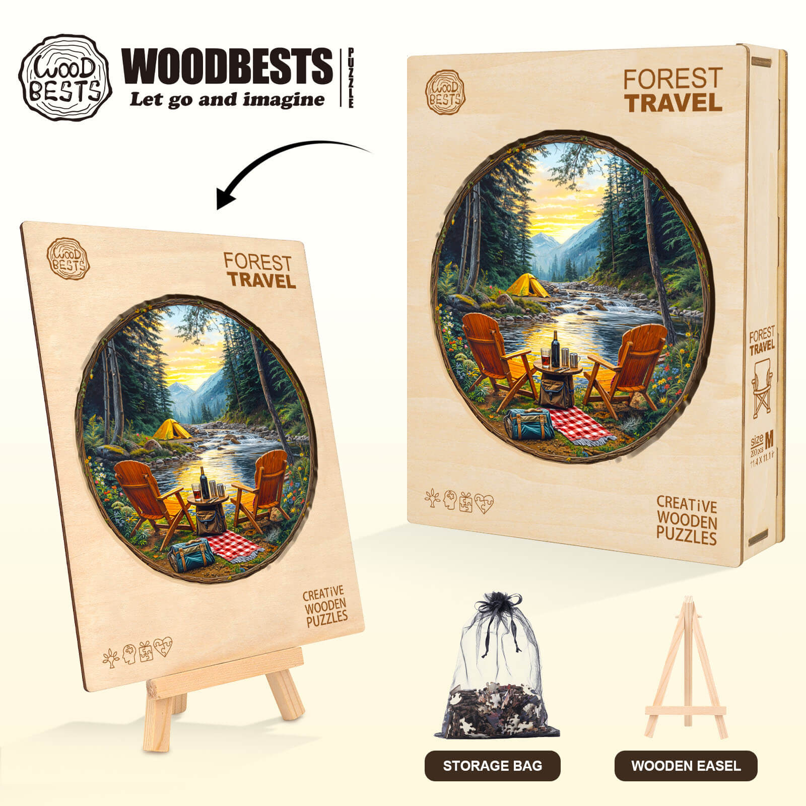 Forest Travel Wooden Jigsaw Puzzle