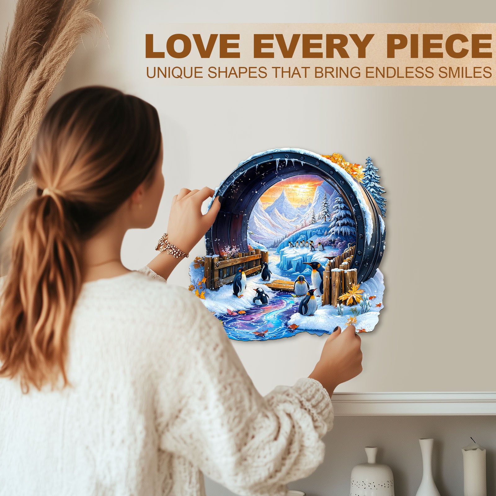 Winter Fairy Tale  Wooden Jigsaw Puzzle