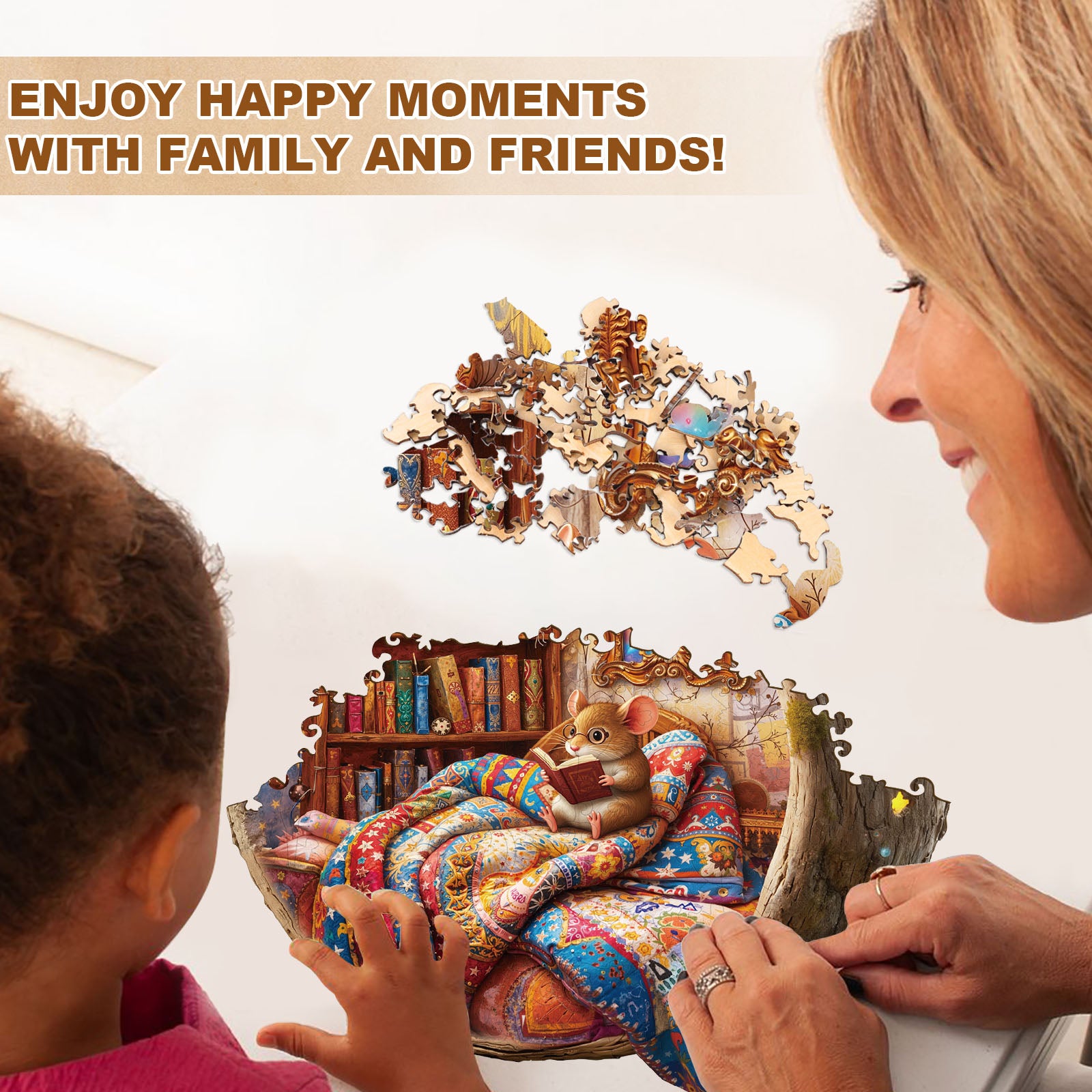 House of Mice Wooden Jigsaw Puzzle