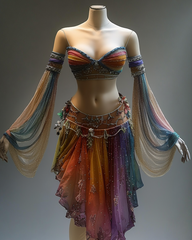 Sexy Elegant Ruffle Top + Skirt Two-Piece Swimsuit  8036