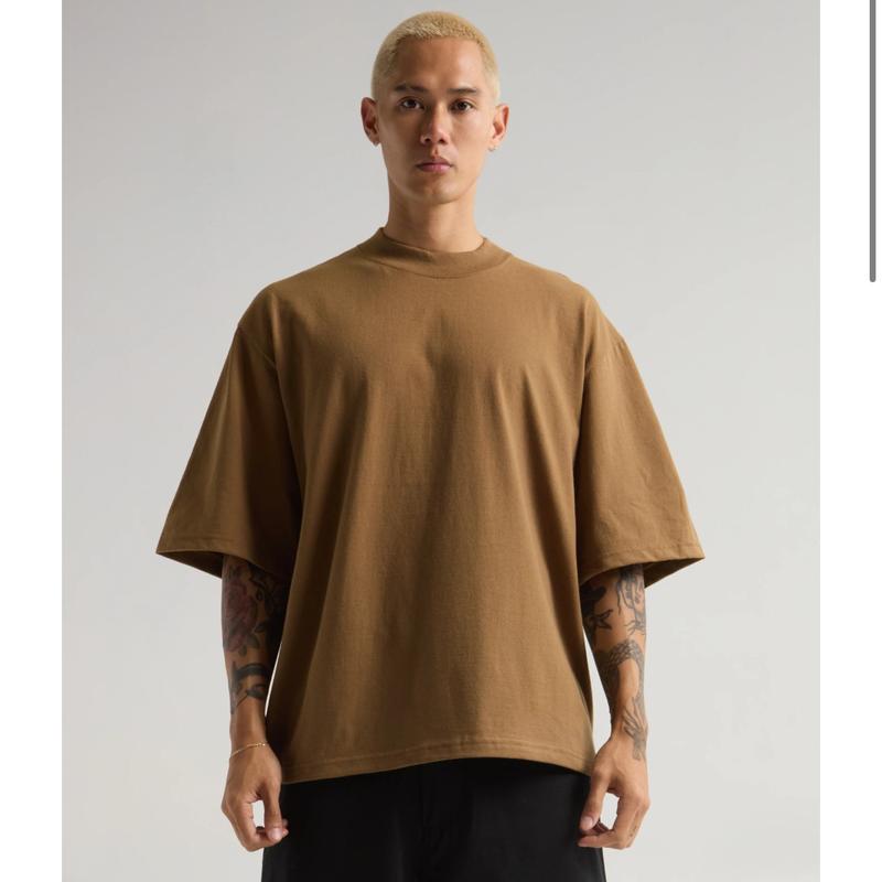 Men’s Heavyweight Oversized Cotton T-Shirt (Relaxed Fit)