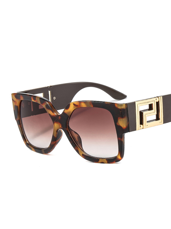 Geometric Hollow Sun-Protection Sunglasses Accessories