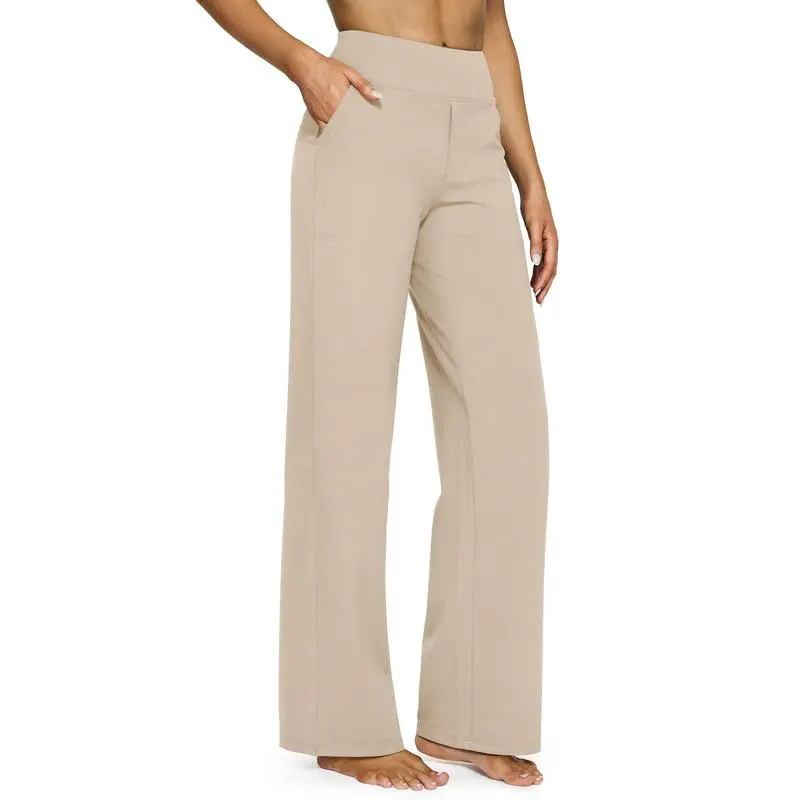 Women Loose High-Waist Business Casual Pants