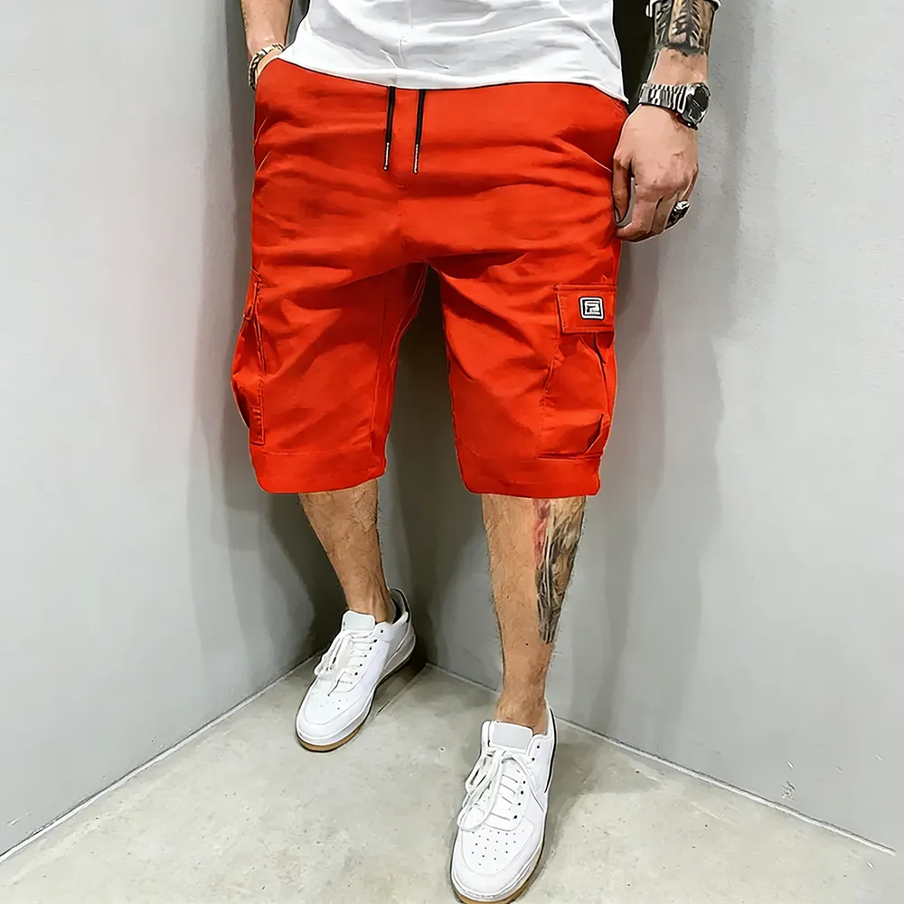 「🛒90%OFF only today」Men's Pockets Drawstring Cargo Shorts