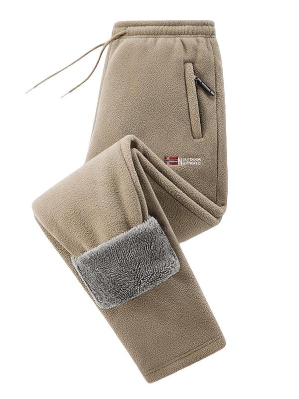 Men's Fleece Lined Casual Jogging Pants