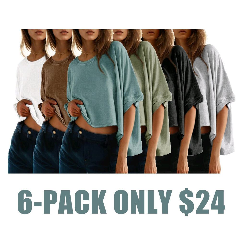 Women's Loose T-Shirt + Linen Wide-Leg Pants