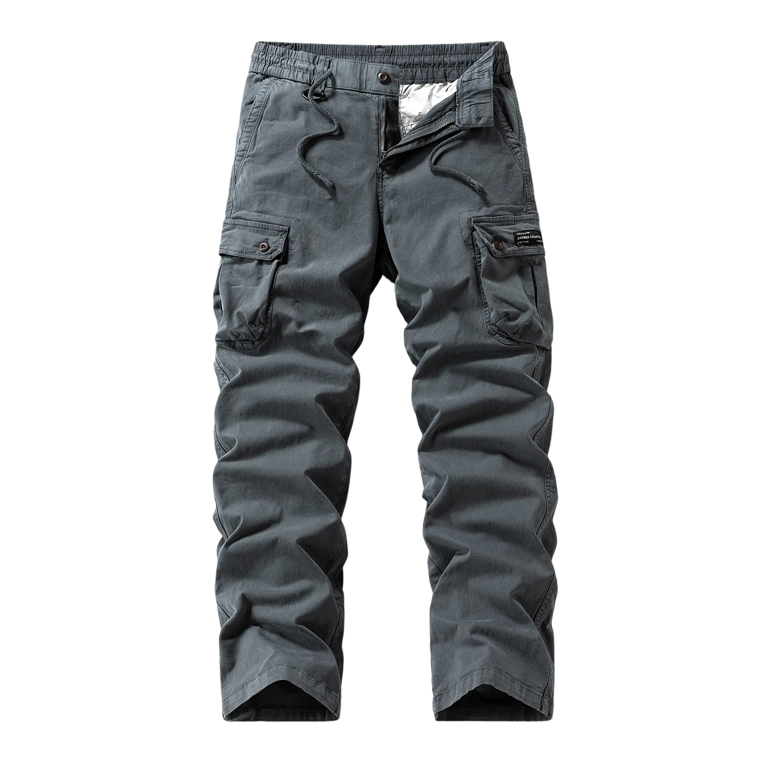 Vintage Washed Tapered Work Pants – Classic Everyday Fit