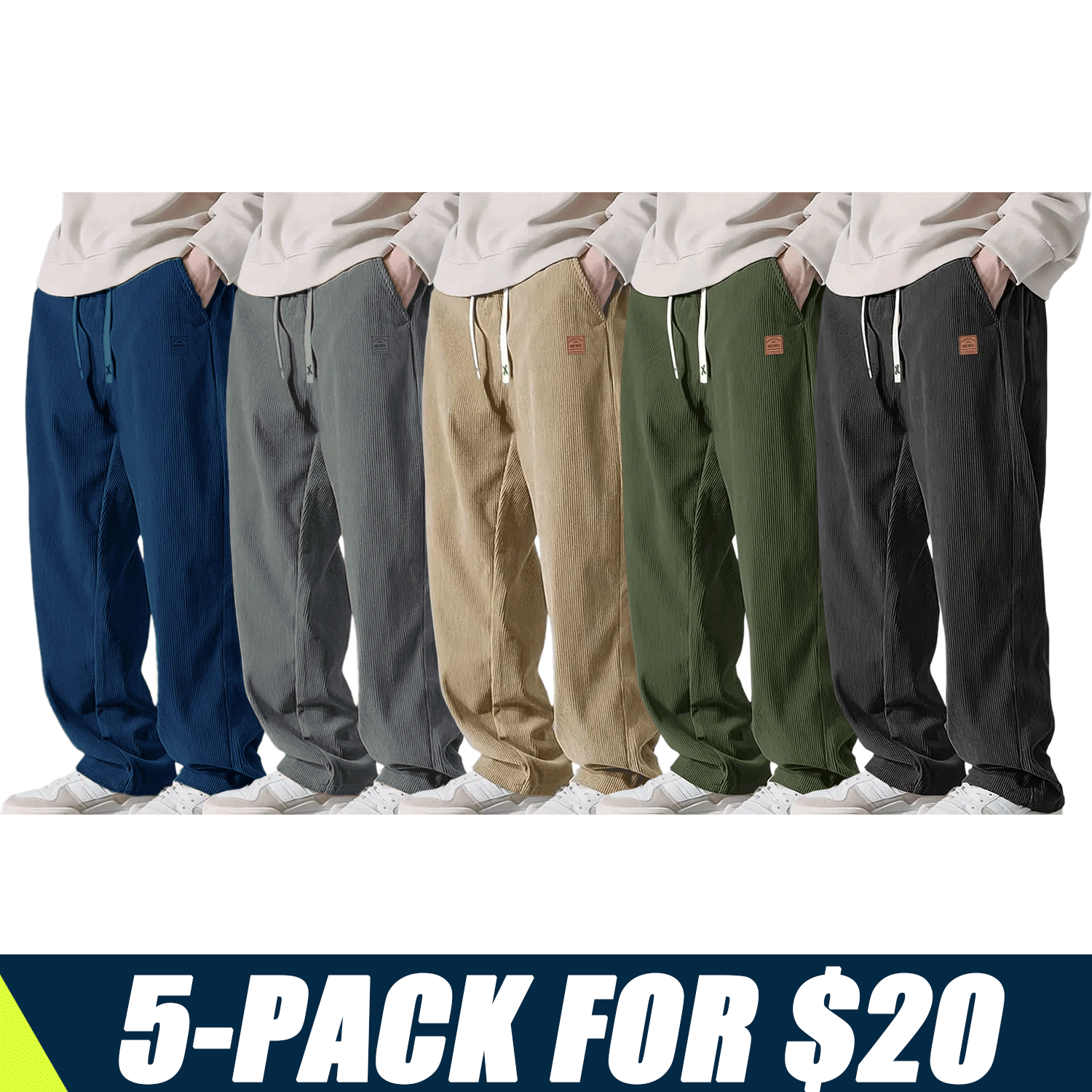 The Classic Corduroy - Men's Easy-Fit Lounge Pants