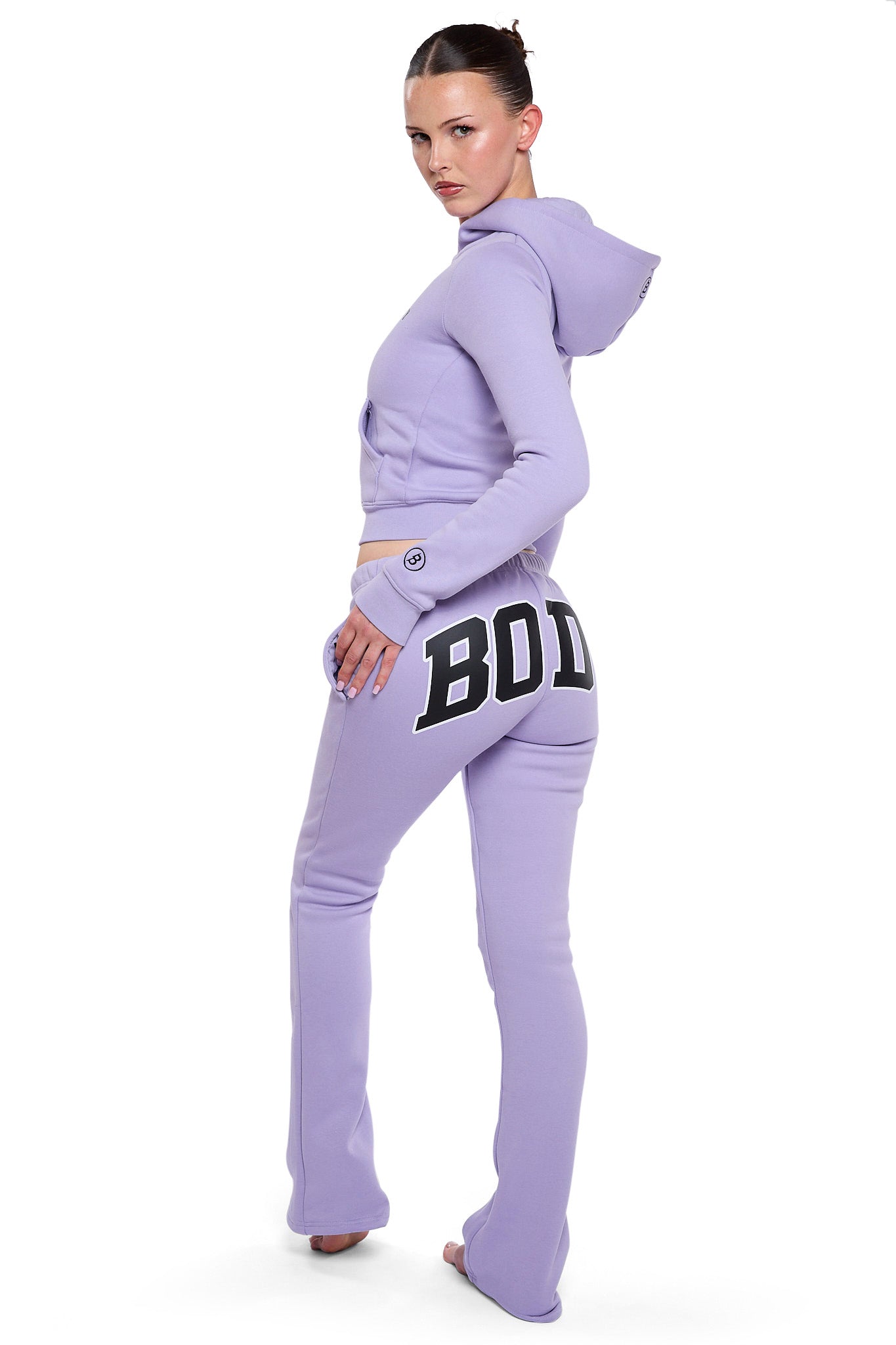 BACKSHOT HOODIE 2.0 (LAVENDER/BLACK)