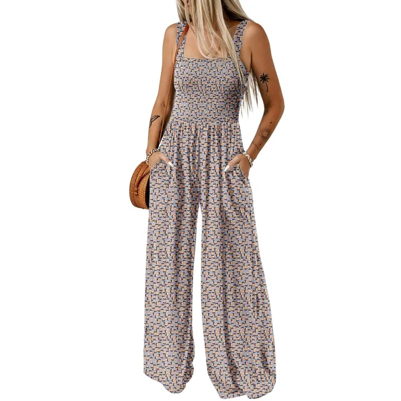 Women's Casual Loose Overalls Jumpsuits