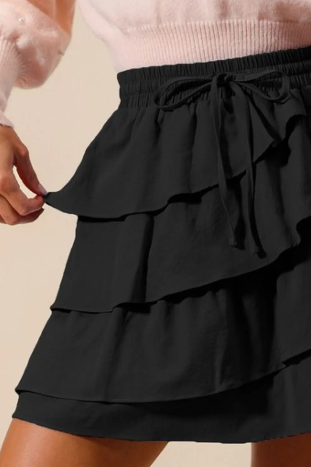 Asymmetrical Ruffled Game Day Skirt