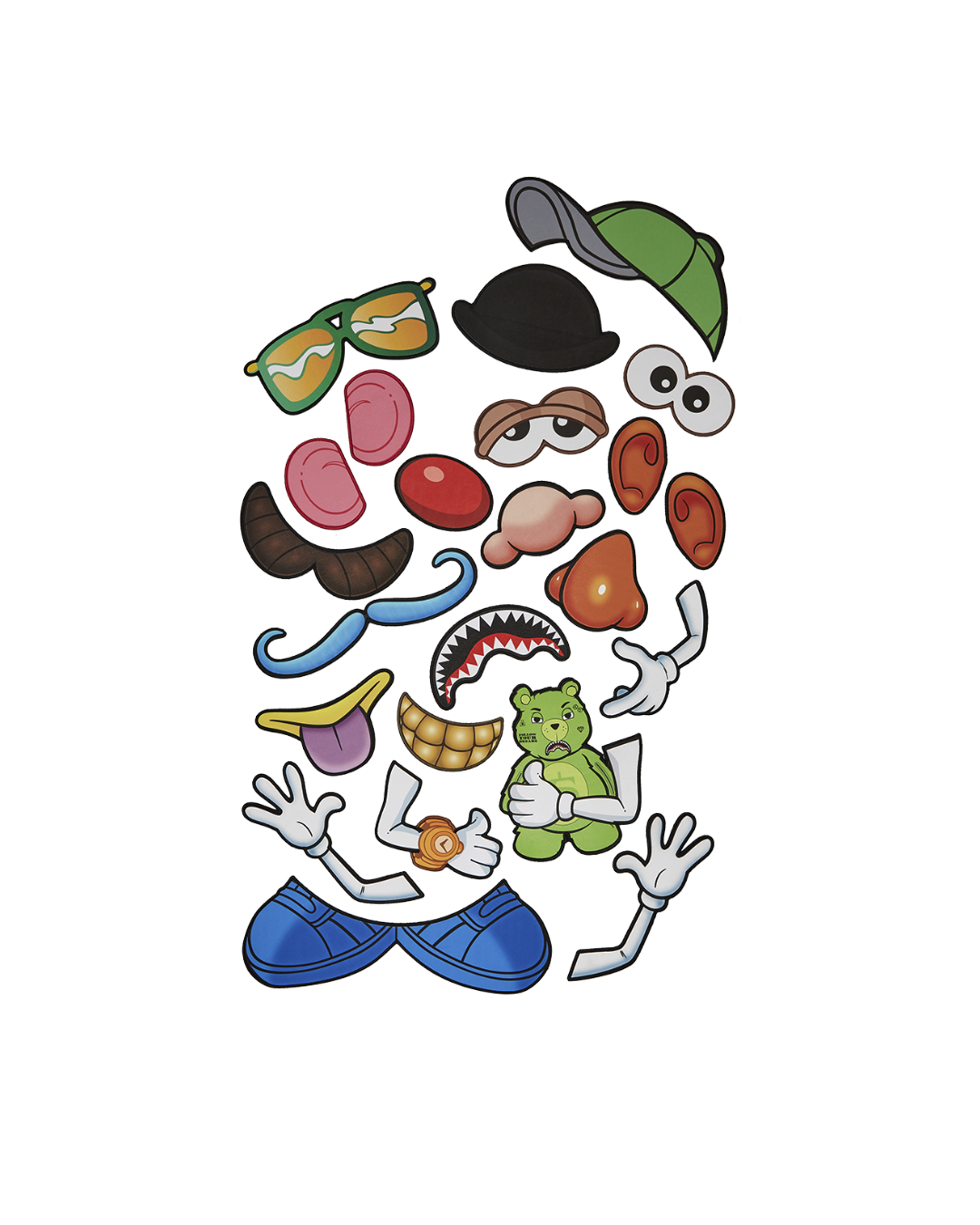 MR. POTATO HEAD VELCRO PATCH MIX-IT-UP DLXSV BACKPACK