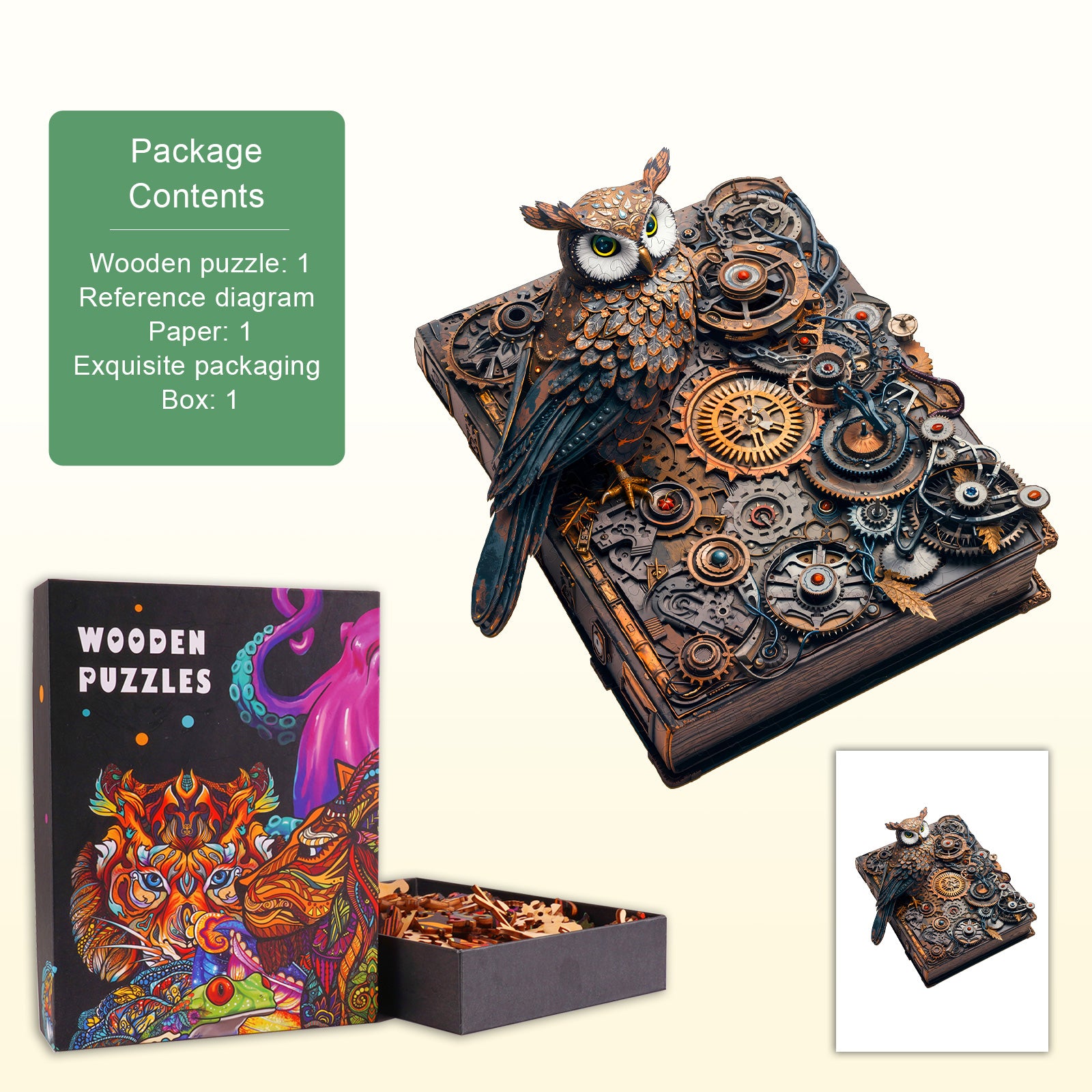 Mechanical Prophecy Wooden Jigsaw Puzzle