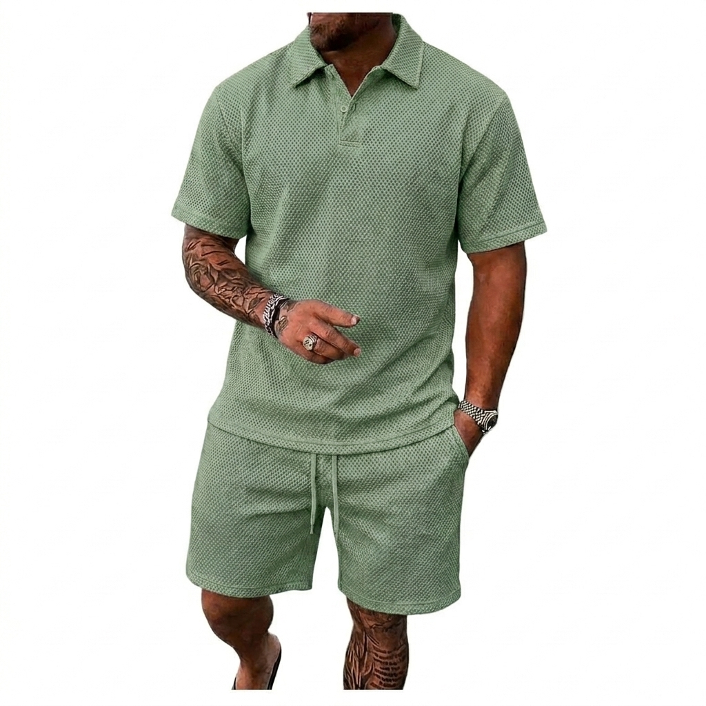 Men's Summer 2 Piece Athletic Casual Set