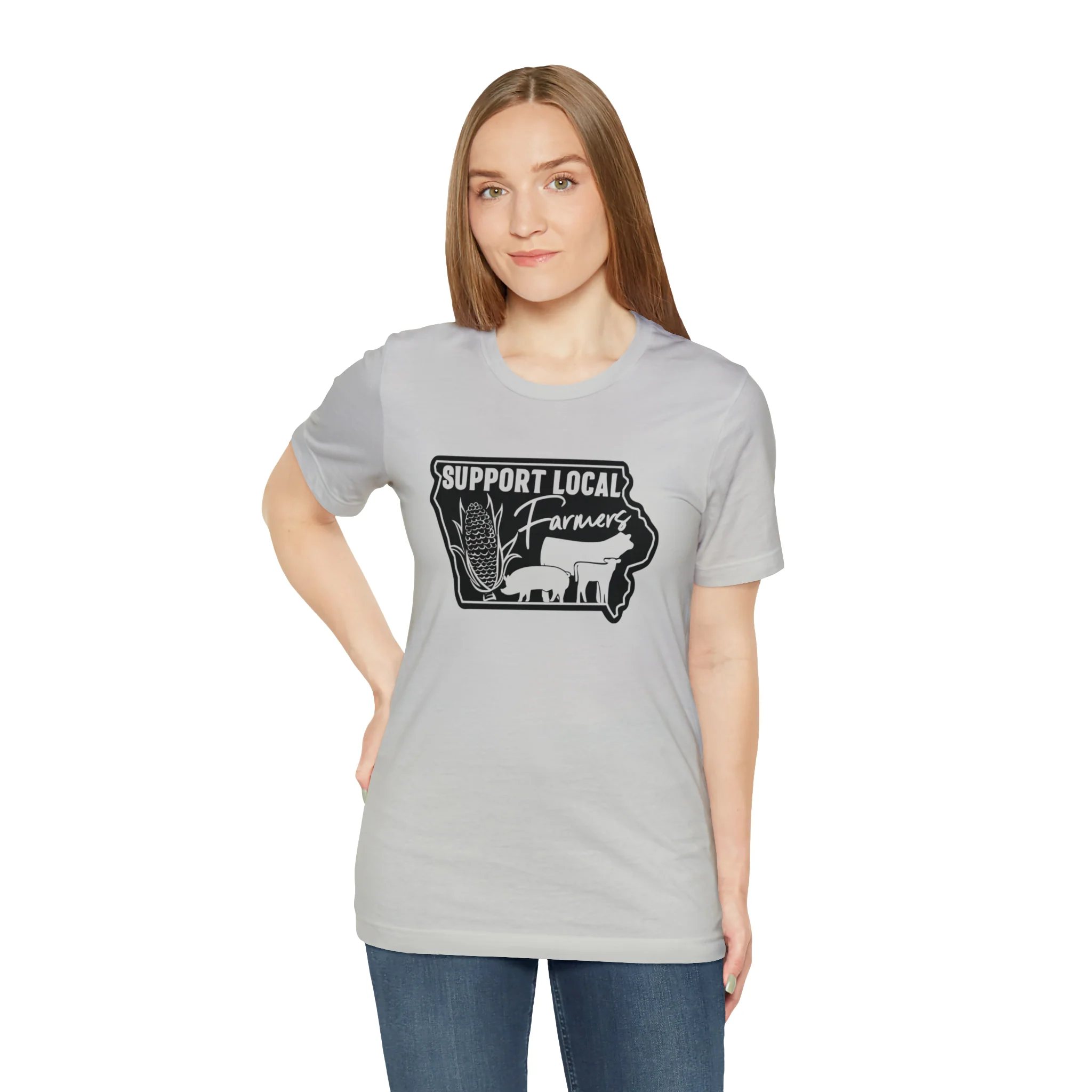 Iowa Farmer Unisex Jersey Short Sleeve Tee