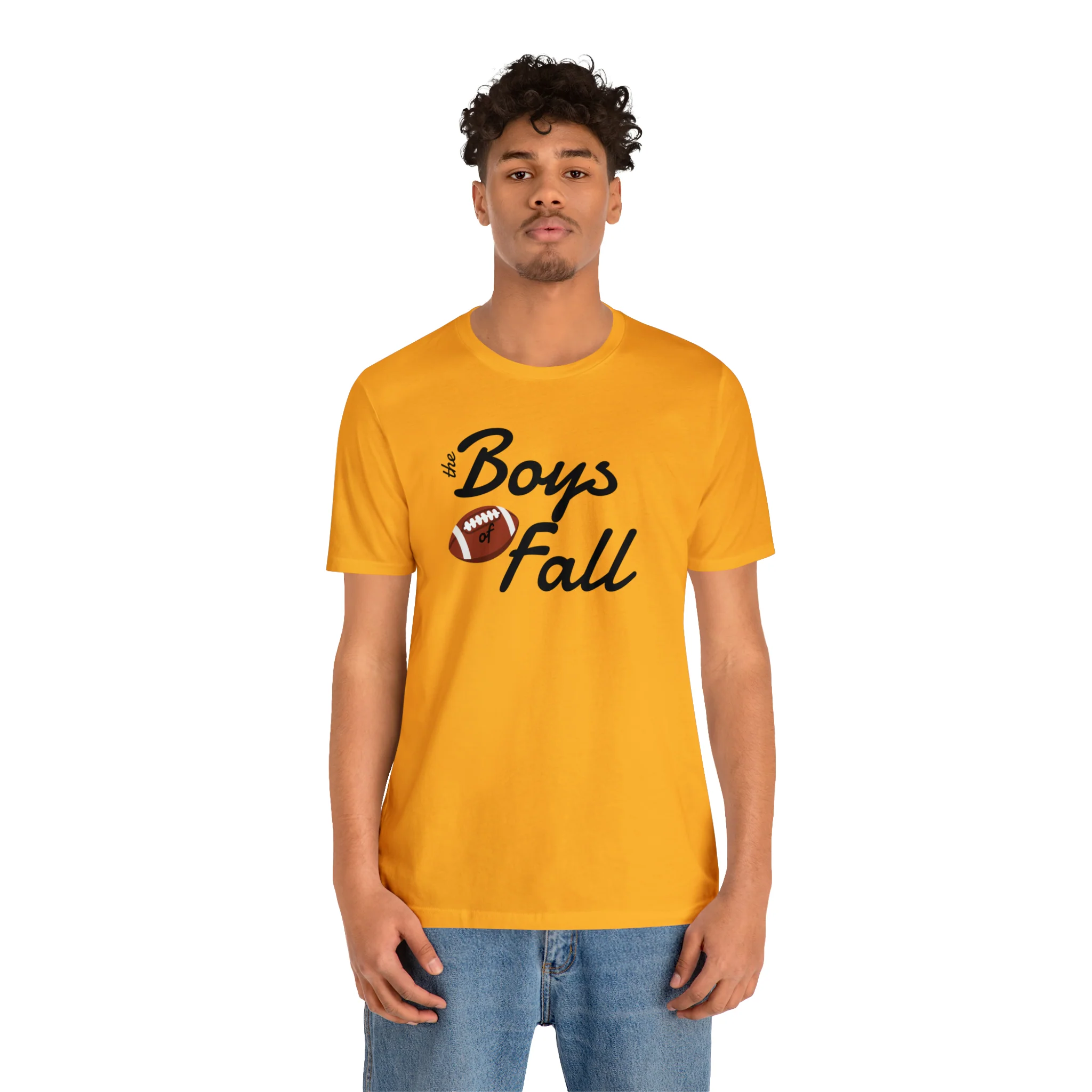 Boys of Fall Football Patch Unisex Softstyle T-Shirt