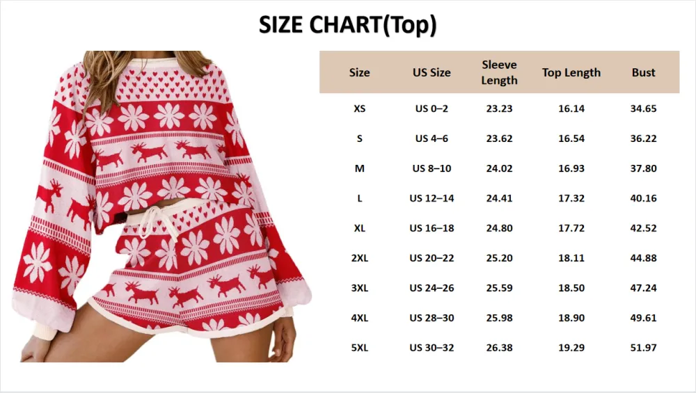 Comfortable Two-Piece SeT-Long-Sleeve Top and Shorts