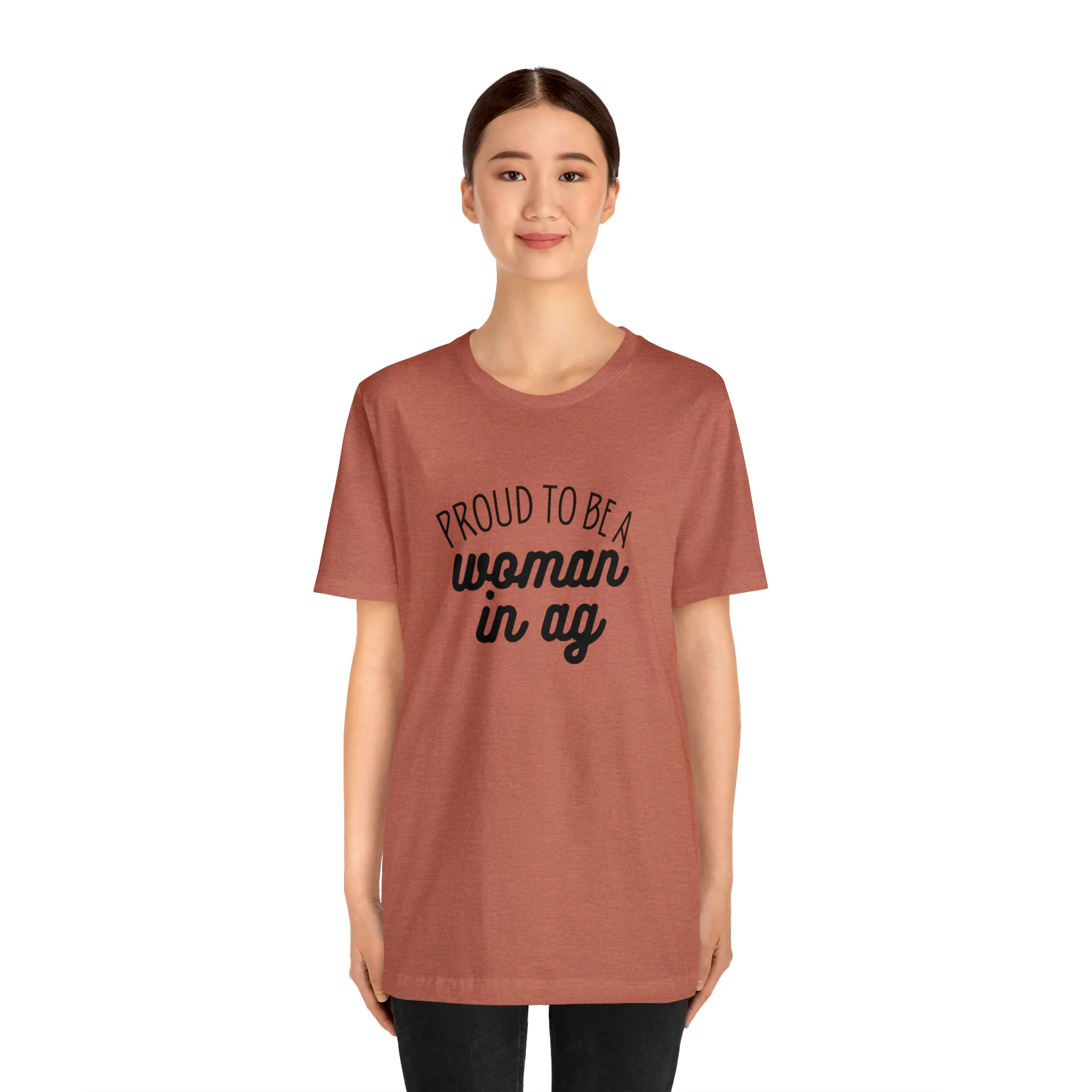 Woman in Ag Unisex Jersey Short Sleeve Tee