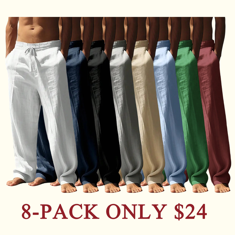 Men's Straight-Leg Casual Pants
