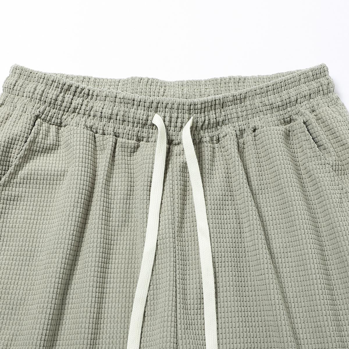 🩳 Men’s Casual Corduroy Drawstring Shorts – Relaxed Everyday Fit