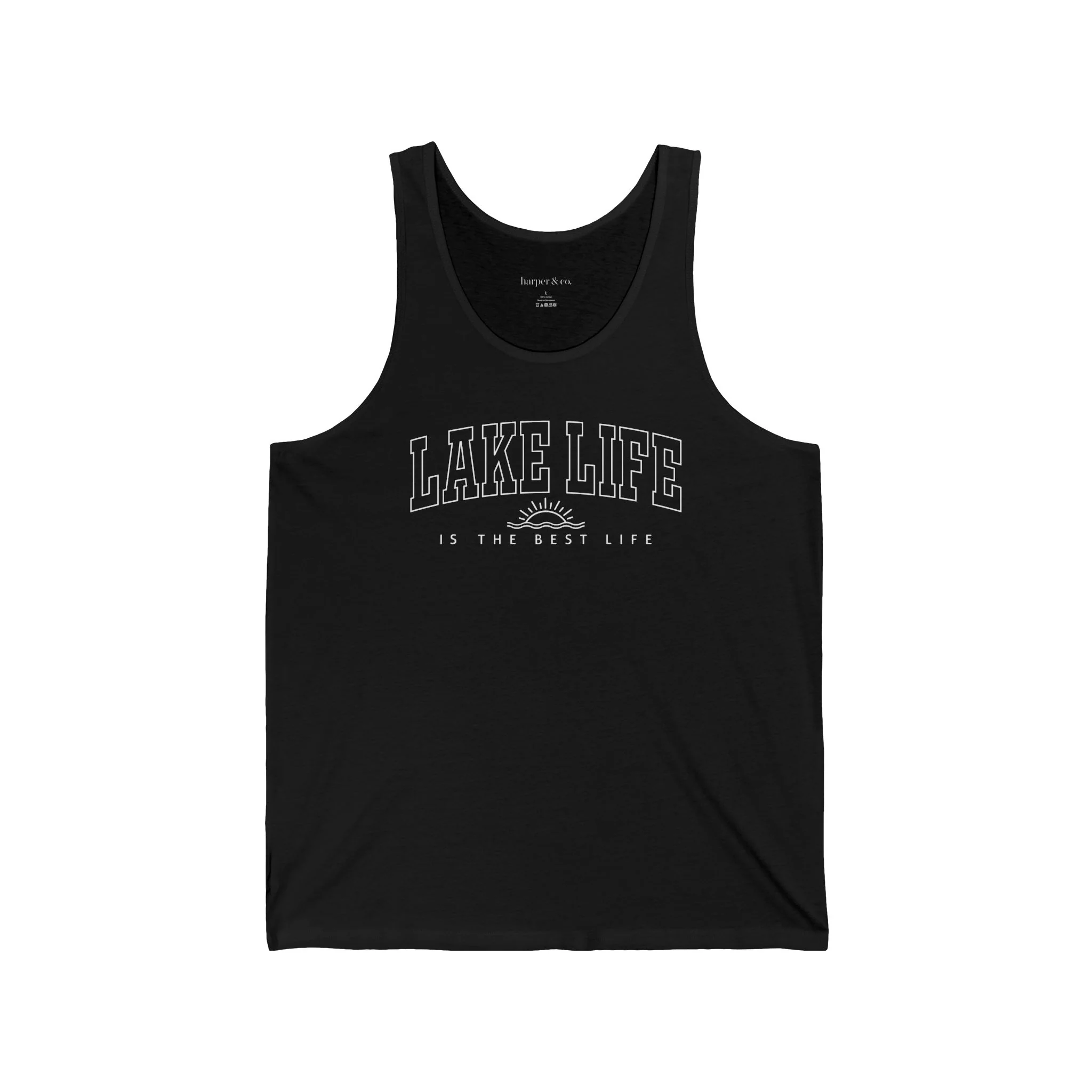 Lake Life Unisex Jersey Tank - Perfect for Summer Days at the Shore