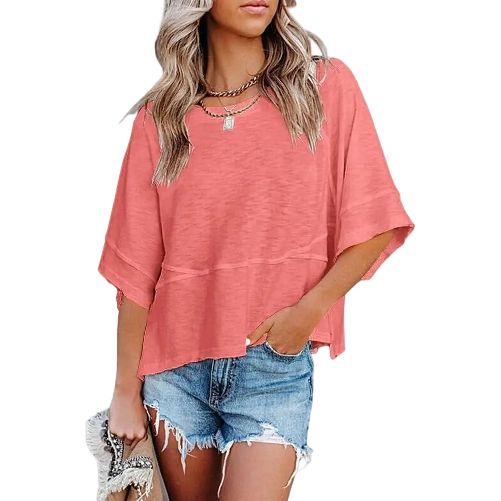 Women's Batwing Half Sleeve Top
