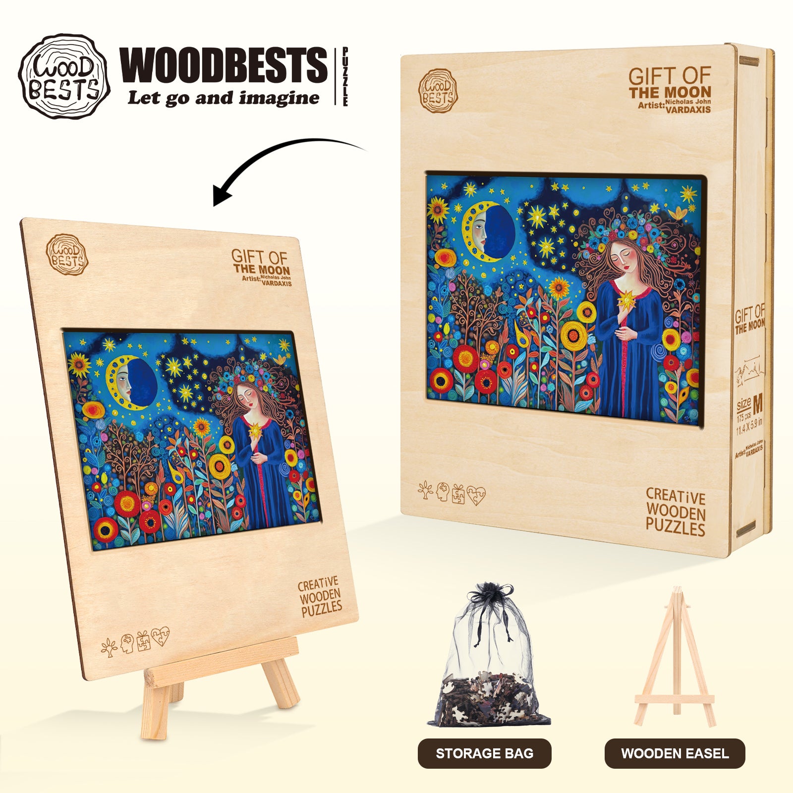 Gift of the Moon - By Artist Nicholas John VARDAXIS