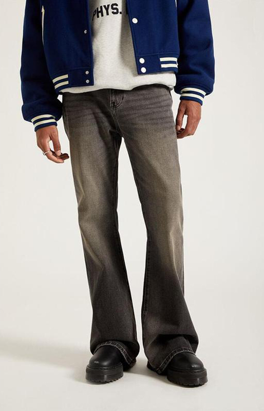 Men’s Loose Fit Cargo Denim Pants — Relaxed Streetwear Style