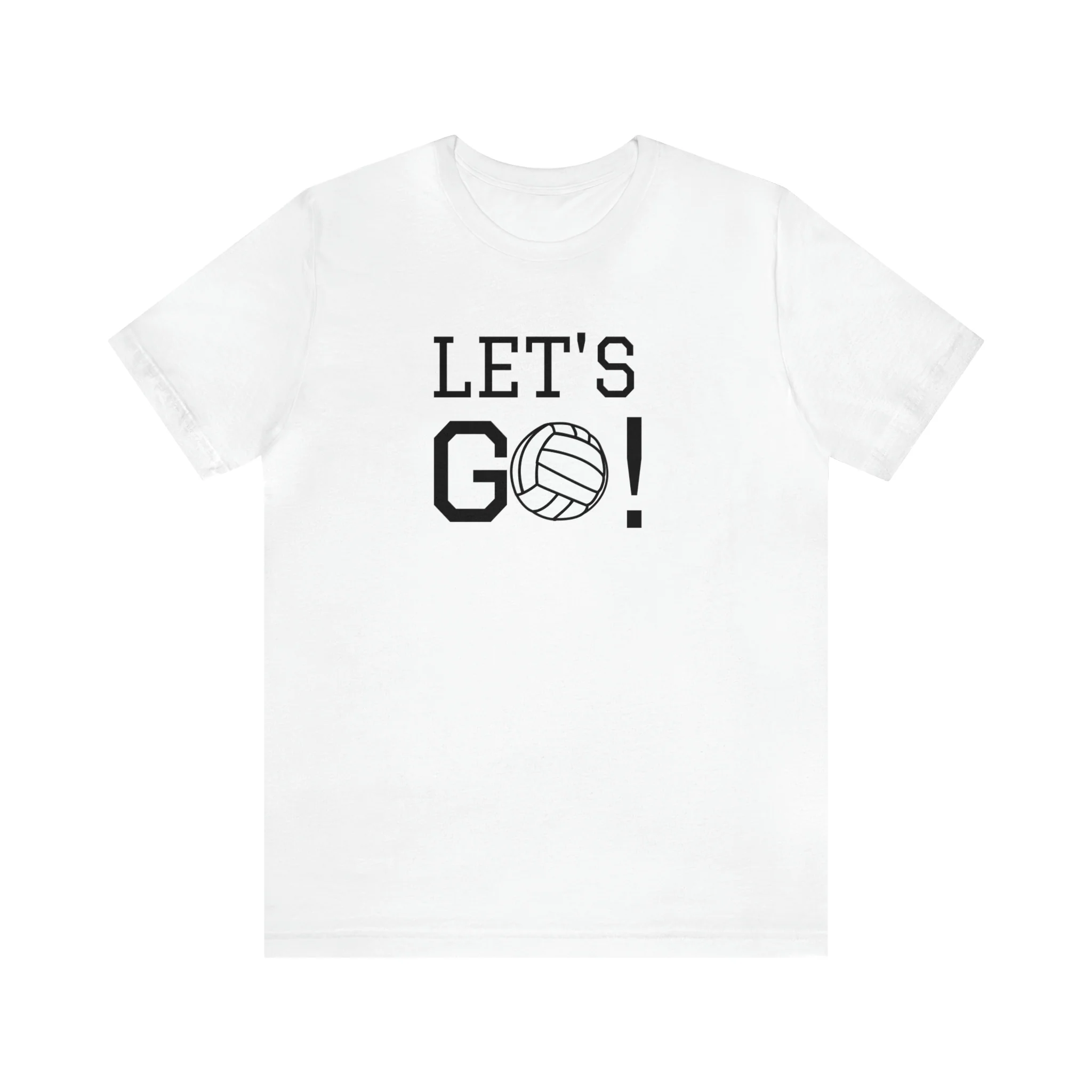 Let's Go! Volleyball Unisex Jersey Short Sleeve Tee