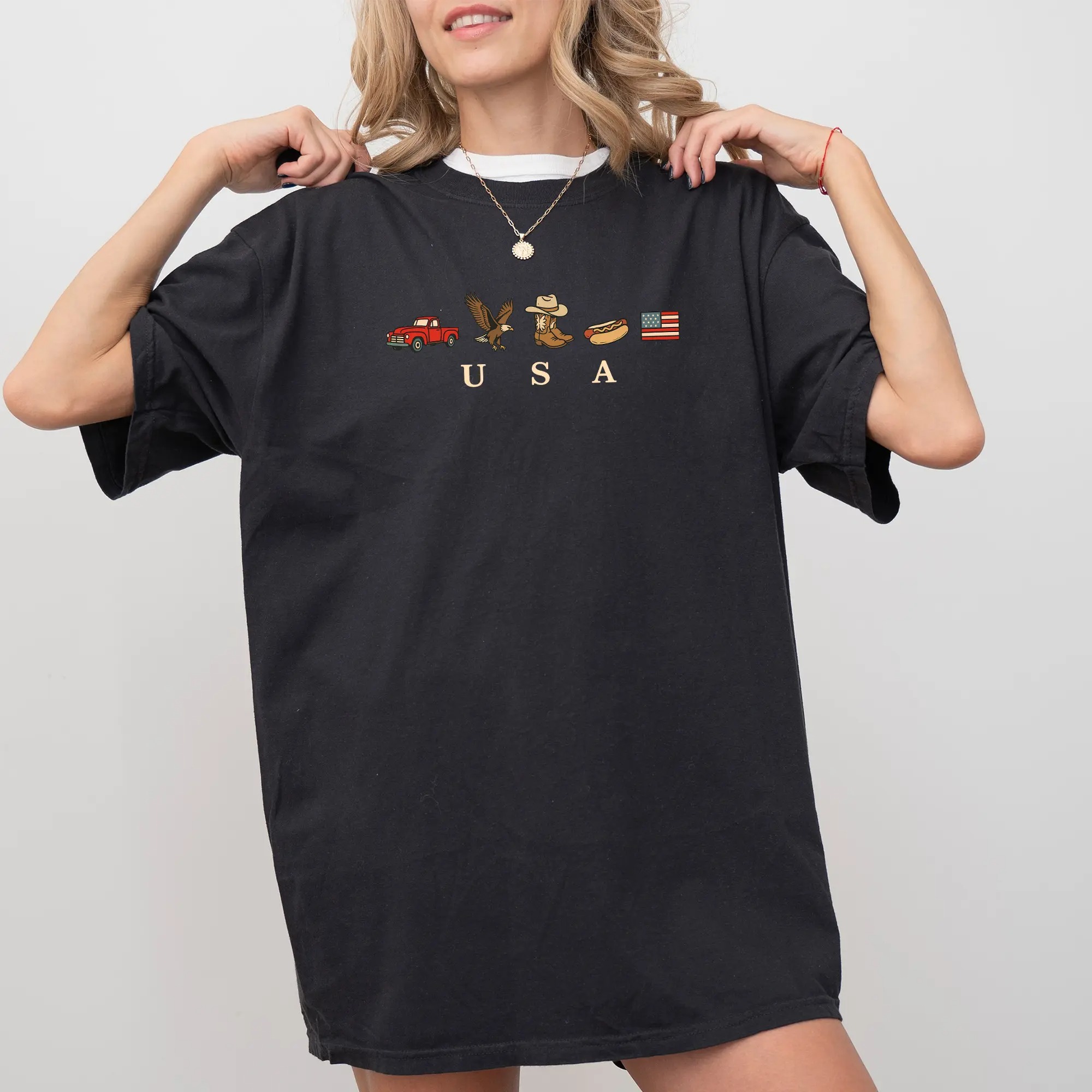 🇺🇸 Vintage USA Patriotic Graphic T-Shirt